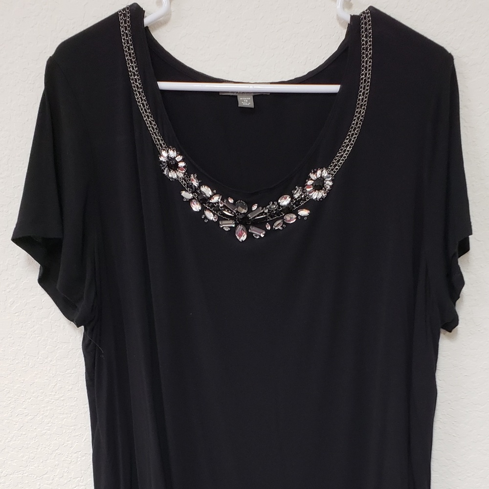 A black roz & Ali blouse